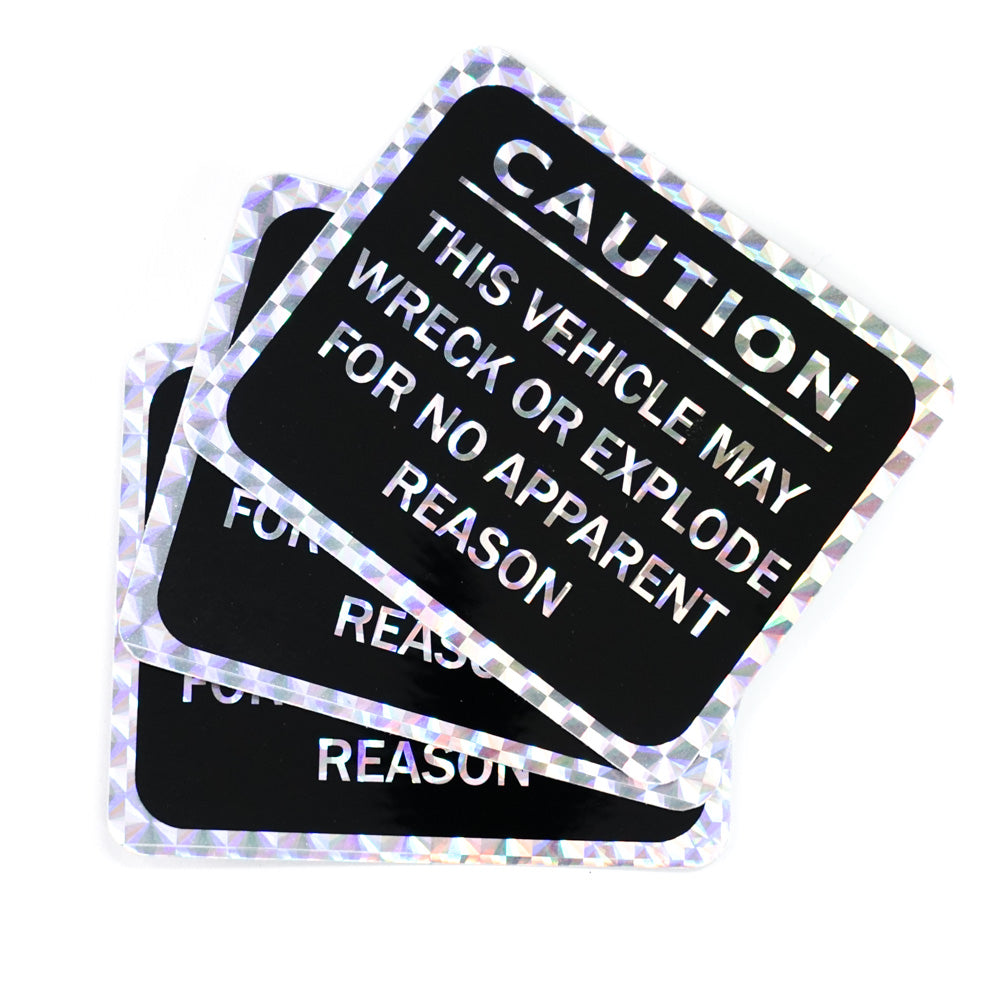 Caution Sticker (3Pack)